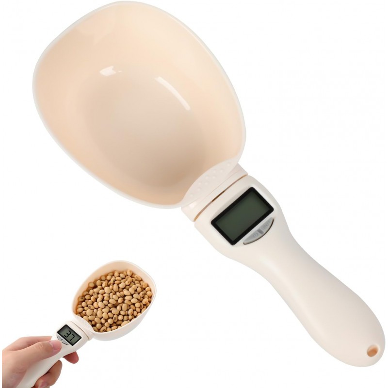 Digital Measuring Spoon Scale, Accurate Electronic Measuring Spoon with Conversion, Polygons Electric Measuring Spoon with LCD Display, for Weighing Baking Cooking