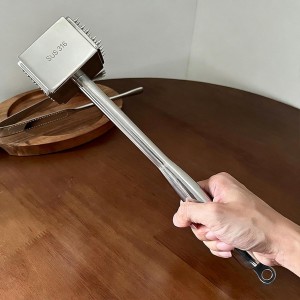 316 Stainless Steel Meat Tenderizer Tool,Chicken Pounder,Heavy Duty Mallet Hammer for Tenderizing Beef, Turkey, Chicken, Steak, Dishwasher Safe