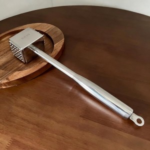316 Stainless Steel Meat Tenderizer Tool,Chicken Pounder,Heavy Duty Mallet Hammer for Tenderizing Beef, Turkey, Chicken, Steak, Dishwasher Safe