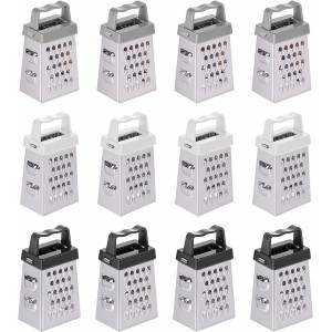 12 Pcs Mini Cheese Grater Stainless Stee...