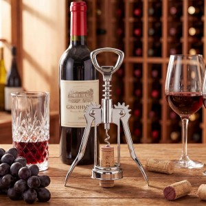 Hushee 10 Pcs Wine Bottle Opener, Zinc Alloy Wing Corkscrew Heavy Duty, Multifunctional Wine Corkscrew for Kitchen, Restaurant, Bar, Waiters, Ideal for Wedding Shower Party Favors, Event Gifts