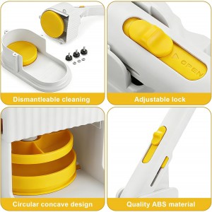 Manual Dumpling Maker with Wrapper Press, 3-in-1 Home Dumpling Mold, Easy Clean Dumpling Making Kit for Ravioli, Pierogi, Empanada, Bun, Chinese Pastry - Beginner Friendly