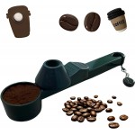 Coffee Scoop With Funnel – Mess-Free 2 Tbsp Measuring Spoon for Reusable K Cups, Protein Powder & Dry Ingredients | Flip & Pour Design, Dishwasher Safe