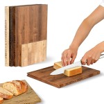 Book Cutting Board Set，100% Acacia Wood，Each Set Comprises Three Pieces, Including a Wooden Stand.Cheese, Bread and Grilled Meat Display