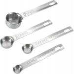 4-Piece Stainless Steel Kitchen Measuring Spoon Set by Viking | Professional Grade