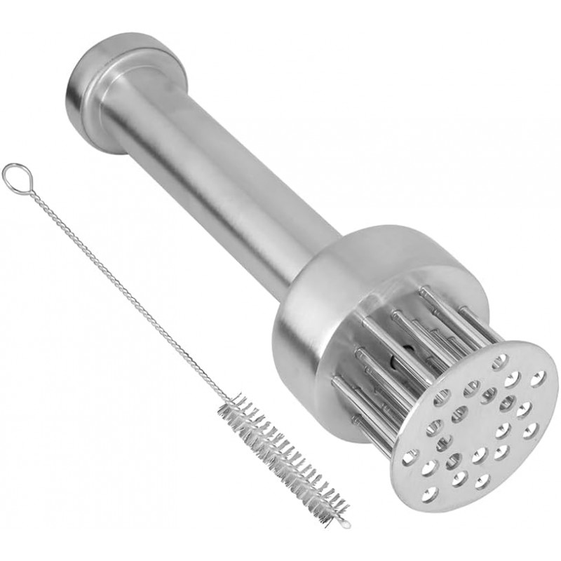 Stainless Steel Meat Tenderizer Tool with 21 Sharp Needles – Blade Tenderizer for Chicken, Beef, Steak – Heavy Duty Meat Pounder Hammer, Easy Grip Kitchen Gadget for Cooking & Chef Tools