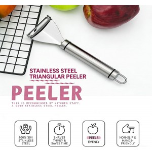Vegetable Peeler, Potato Peeler Stainless Steel for Kitchen, Y Shaped Peeler for Fruits & Vegetables, Potatoes Apple Carrot Cucumber Veggie Peeler