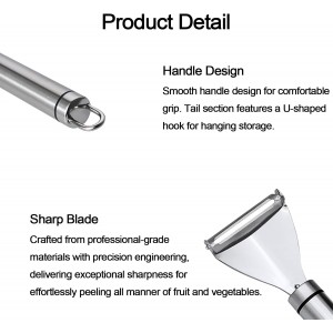 Vegetable Peeler, Potato Peeler Stainless Steel for Kitchen, Y Shaped Peeler for Fruits & Vegetables, Potatoes Apple Carrot Cucumber Veggie Peeler
