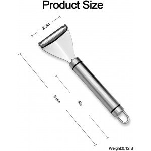 Vegetable Peeler, Potato Peeler Stainless Steel for Kitchen, Y Shaped Peeler for Fruits & Vegetables, Potatoes Apple Carrot Cucumber Veggie Peeler