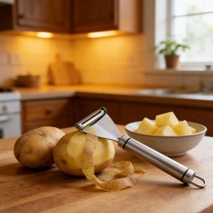 Vegetable Peeler, Potato Peeler Stainless Steel for Kitchen, Y Shaped Peeler for Fruits & Vegetables, Potatoes Apple Carrot Cucumber Veggie Peeler