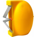 Egg Shell Opener ｜Eggs Peeler Shell Remover ｜Multifunctional Egg Separator for Raw and Hard-Boiled Eggs ｜ Portable Stainless Steel Egg Cracker Kitchen Tool (Yellow)