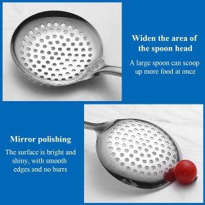 Berglander Kitchen Skimmer Slotted Spoons for Straining 2 pcs 13