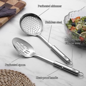 Berglander Kitchen Skimmer Slotted Spoons for Straining 2 pcs 13
