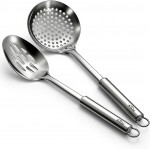 Berglander Kitchen Skimmer Slotted Spoons for Straining 2 pcs 13