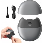 3 in 1 Automatic Electric Nail Clipper,2026 Upgraded USB-Rechargeable Nail Clipper with LED Light and Nail Scraps Storage,Portable,Safe for Adults,Seniors, Kids and Babies(Gray)