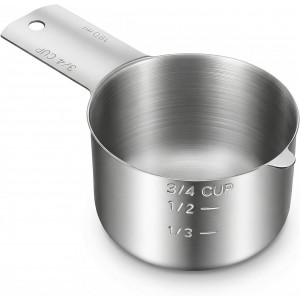 3/4 Measuring Cup Stainless Steel, 3/4 C...