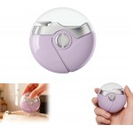 Electric Nail Clippers,3 in 1 Electric Polishing Automatic Nail Clippers,2 Adjustable Speeds, Automatic Nail Trimmer with LED Light&Clip Storage,USB Rechargeable for Kids, Adults,Seniors(Purple)