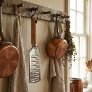 Stainless Steel Cheese Grater, Cheese Grater Handheld, Kitchen-Grater Zester-Grater for Parmesan Lemon Ginger Nutmeg Potato Chocolate and Garlic