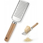 Stainless Steel Cheese Grater, Cheese Grater Handheld, Kitchen-Grater Zester-Grater for Parmesan Lemon Ginger Nutmeg Potato Chocolate and Garlic