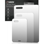 Titanium Cutting Board Set of 3, Premium Pure Titanium Chopping Boards for Kitchen, Non-Toxic & Dishwasher Safe for Meat, Fruit, and Vegetables (Set of 3)-Upgraded Version