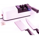 Electric knife sharpener, 5 in 1 knife sharpening system with straight blade, professional diamond knife sharpener FOR rough sharpening, repair and sharpening of knives (LG2)