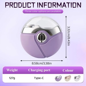 2 in 1 Electric Polishing Automatic Nail Clippers, 2026 Upgraded Electric Nail Trimmer Electric Nail Clipper with 2 Adjustable Speeds, Nail Trimmer for Seniors,Adults Automatic Nail Clipper (White)