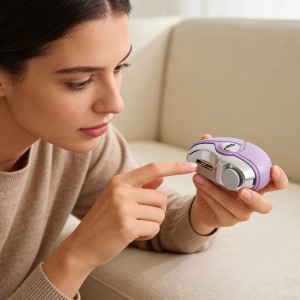 2 in 1 Electric Polishing Automatic Nail Clippers, 2026 Upgraded Electric Nail Trimmer Electric Nail Clipper with 2 Adjustable Speeds, Nail Trimmer for Seniors,Adults Automatic Nail Clipper (White)