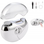 2 in 1 Electric Polishing Automatic Nail Clippers, 2026 Upgraded Electric Nail Trimmer Electric Nail Clipper with 2 Adjustable Speeds, Nail Trimmer for Seniors,Adults Automatic Nail Clipper (White)