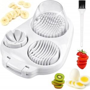 Egg Cutter, 3 in 1 Multipurpose Cheese C...