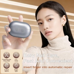 Electric Nail Clippers for Seniors 2026 New– 3-in-1 Smart Electric Toenail Clipper with Polishing & LED Light, 2 Adjustable Speeds for Adults & Baby