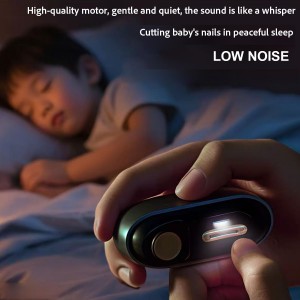 Electric Nail Clippers for Seniors 2026 New– 3-in-1 Smart Electric Toenail Clipper with Polishing & LED Light, 2 Adjustable Speeds for Adults & Baby