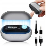 Electric Nail Clippers for Seniors 2026 New– 3-in-1 Smart Electric Toenail Clipper with Polishing & LED Light, 2 Adjustable Speeds for Adults & Baby