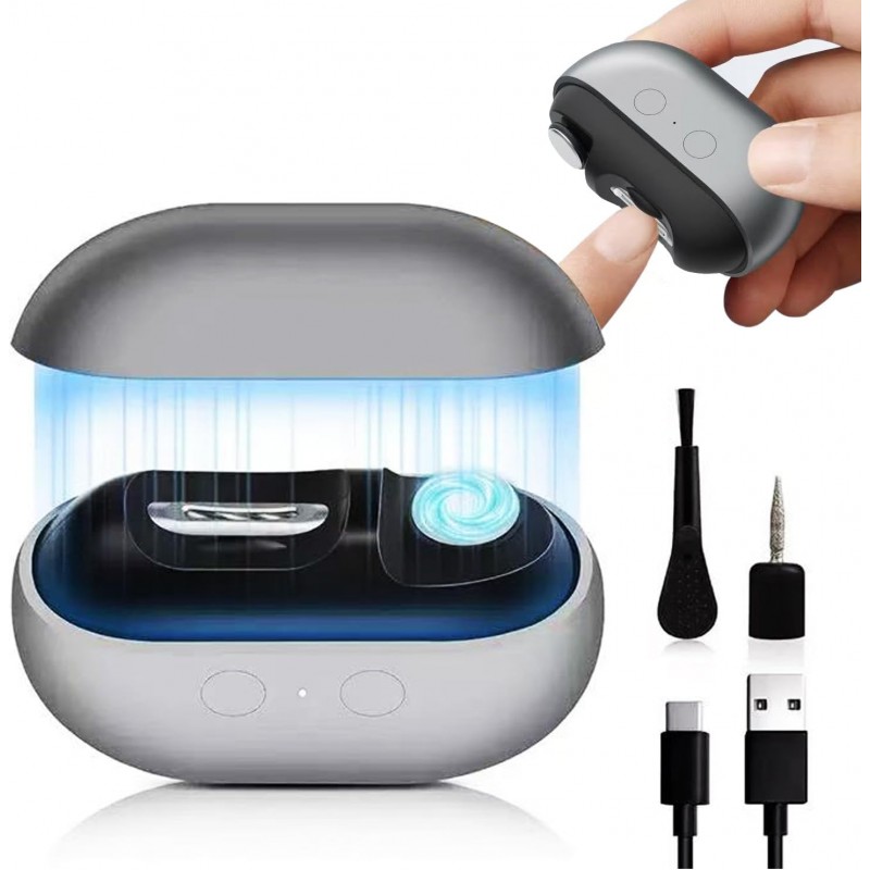 Electric Nail Clippers for Seniors 2026 New– 3-in-1 Smart Electric Toenail Clipper with Polishing & LED Light, 2 Adjustable Speeds for Adults & Baby