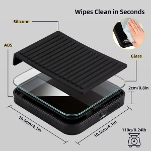 ShanSon Mini Coffee Scale with Timer,0.1g High Precision Espresso Scale,2kg/0.1g Digital Kitchen Scale with Flow Rate,USB-C Rechargeable,Waterproof Surface,Auto Timer for Pour Over & Espresso,Black