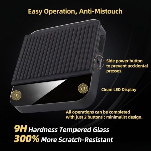 ShanSon Mini Coffee Scale with Timer,0.1g High Precision Espresso Scale,2kg/0.1g Digital Kitchen Scale with Flow Rate,USB-C Rechargeable,Waterproof Surface,Auto Timer for Pour Over & Espresso,Black