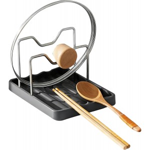 Pot Lid Holder and Spoon Rest, 2-in-1 Ki...