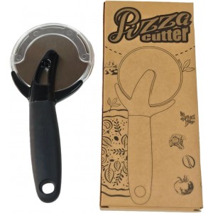 Pizza Cutter Wheel with Safety Cover, Bl...