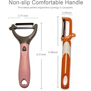 3Pack Carrots Potato Vegetable Peelers for Kitchen fruit Y Peeler for Apples