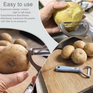 3Pack Carrots Potato Vegetable Peelers for Kitchen fruit Y Peeler for Apples