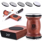 Rolling Knife Sharpener Kit, Kitchen Knife Sharpener with Replaceable Discs Diamond & Ceramic Knife Sharpeners Roller, Magnetic Knife Sharpening Kit with 15 & 20 Degree Base, Afilador De Cuchillos