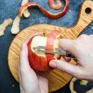 3pcs Stainless Steel Peeler, Multi-Function Vegetable Peelers for Kitchen, Ergonomic Handle, Kitchen Peeler for Veggie, Potato, Carrot, Fruit, Apple, Dishwasher Safe