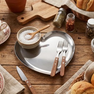 Spoon Rest Stainless Steel,Heart Shaped Spoon Rest,Stainless Steel Spoons Rests for Spoons, Spatulas & Tongs, Non-Slip Kitchen Counter Accessory