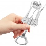 Manual Metal Lever Corkscrew Wine Bottle Opener Bottle Opening Gadget for Home and Party Use