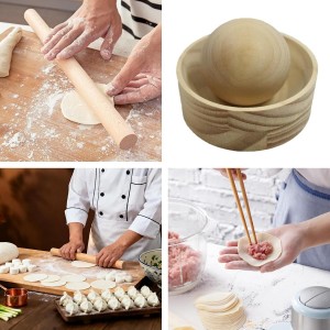 Dumpling Wrapper Maker | Ball Rolling Manual Dumpling Wrapper Mould | Ravioli Makers Press Tool | Versatile Dumplings Skin Machine for Buns Restaurant Home
