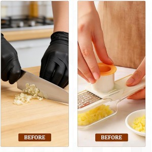 2 PCS Ginger Grater, Ginger Garlic Grater with Handle, Multifunction Zester Grater Tool, Grater Zester for Ginger and Nutmeg, Grinder for Kitchen Use, White and Green Color Options