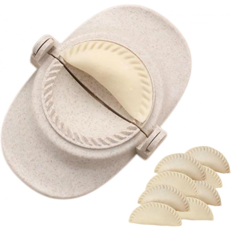 1PCS Dumpling Maker Set with Dough Cutter & Empanada Press Mold - Easily Make Perfect Dumplings, Calzones, Pierogi, Chinese Dumplings for Home Kitchen, Family Gatherings & Holiday Cooking