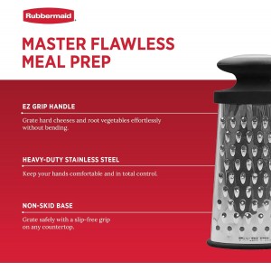 Rubbermaid Stainless Steel Cheese Grater - 9.5