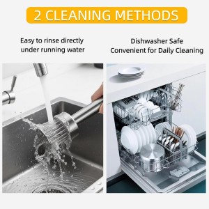 Stainless Steel Meat Tenderizer Tool with Retractable Design, 21-Needle Meat Tenderizer with Cleaning Brush for Tenderizing Steak, Beef, Chicken, and Pork - Dishwasher Friendly & Easy-Grip Handle