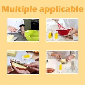Portable Butter Cutter Slicer Single Stick, New Butter Dispenser and Storage Case Effortless Butter Slicer One Click, Cheese Splitter with Stainless Steel Blade for Making Bread, Cakes, Cookies (1 Pcs)