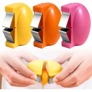 Egg Shell Opener 3 Pack, 2026 Upgraded Egg Cracker Tool for Raw & Hard Boiled Eggs, Stainless Steel Egg Topper Cutter, Egg Separator & Egg Peeler Kitchen Gadget for Home Cooking Baking